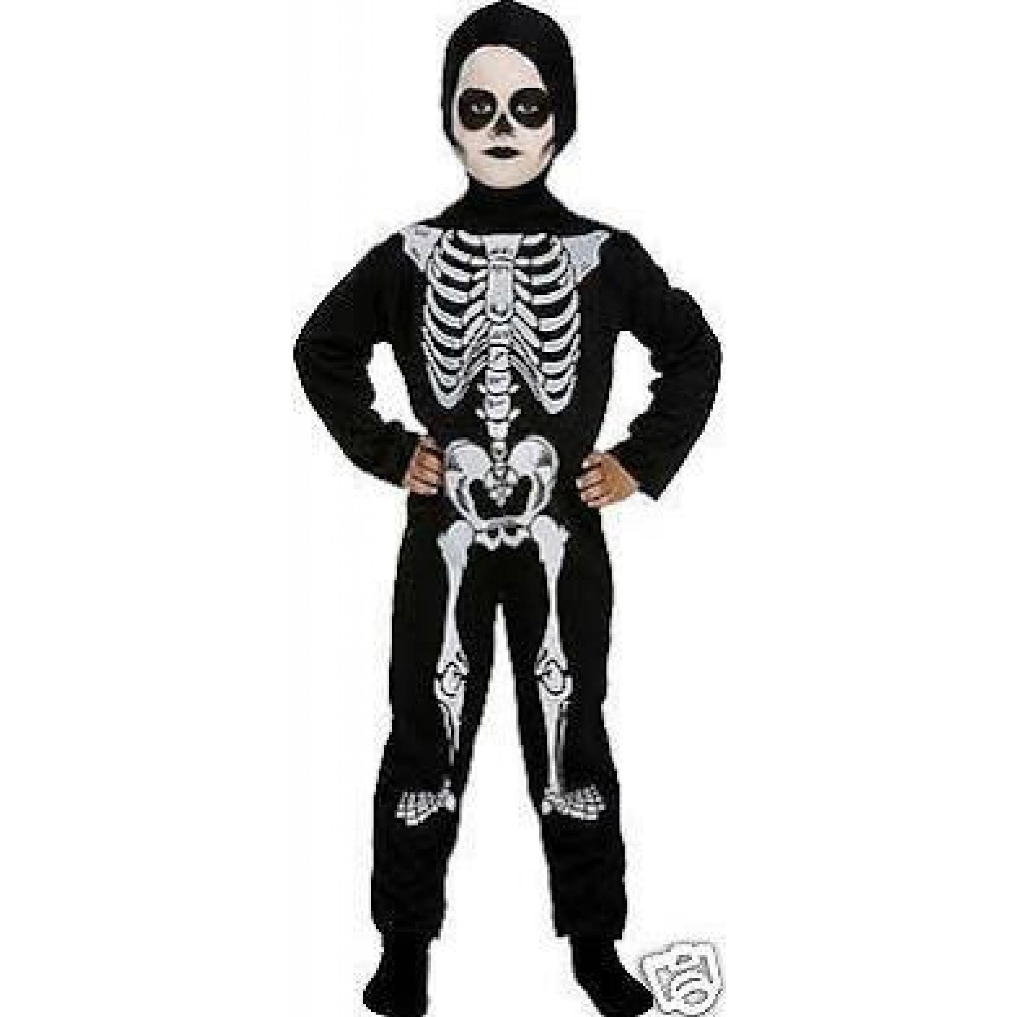 Skeleton Bodysuit With Hood Large Party Party