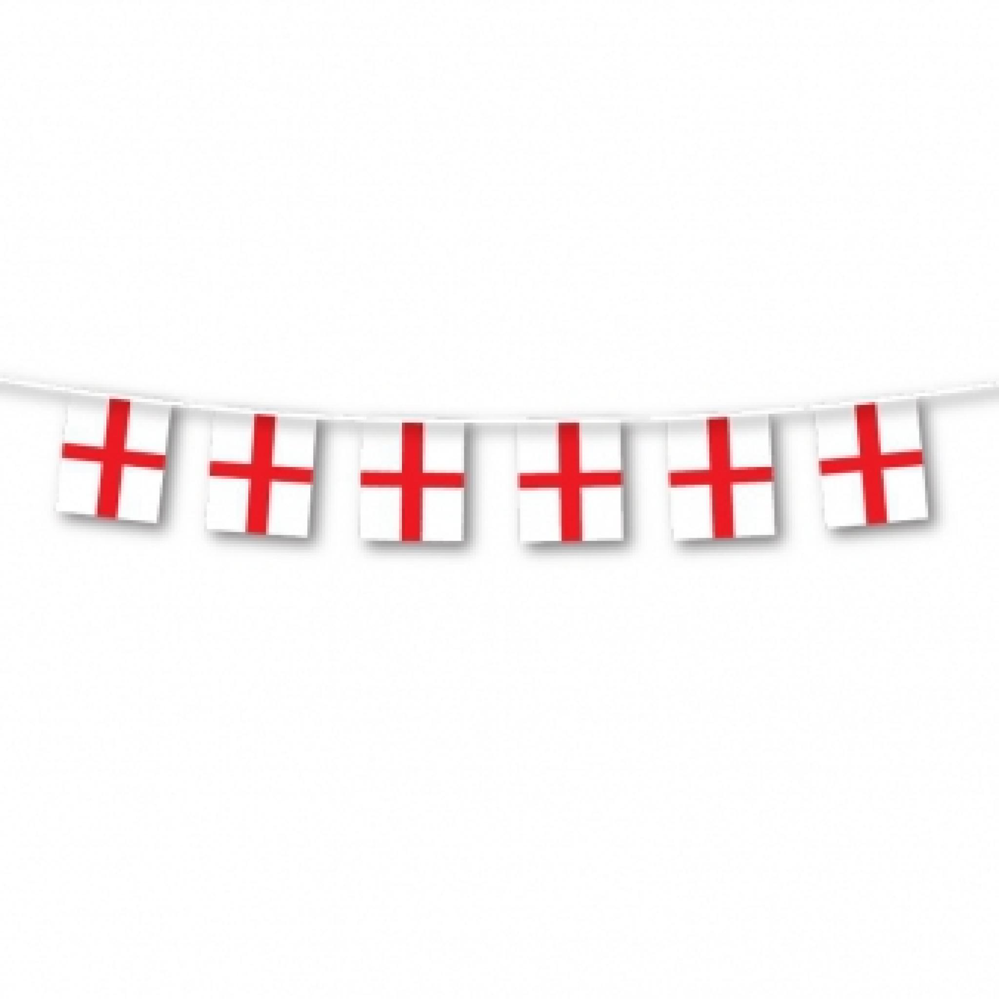 England Flag Bunting 7m x 30cm Party Party