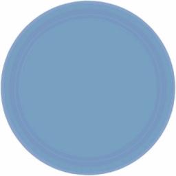 Pastel Blue Paper Plates 23cm 8pcs