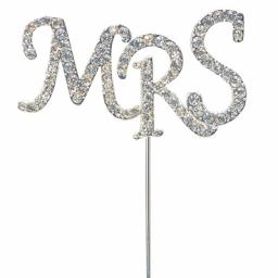 Diamante MRS Sign Cake Topper Decoration