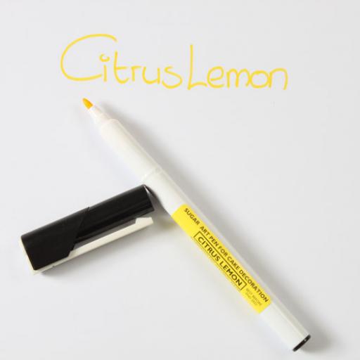 Sugar Art Pen Citrus Lemon For Cake Decorating