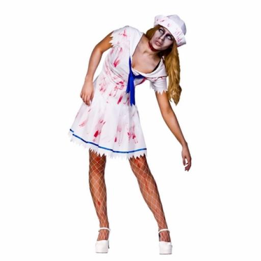 Sailor Zombie Girl Medium Size