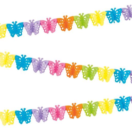 4M Rainbow Paper Butterfly Bunting