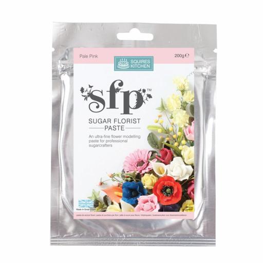 Squires Sugar Florist Paste (SFP) - Pale Pink - 200g