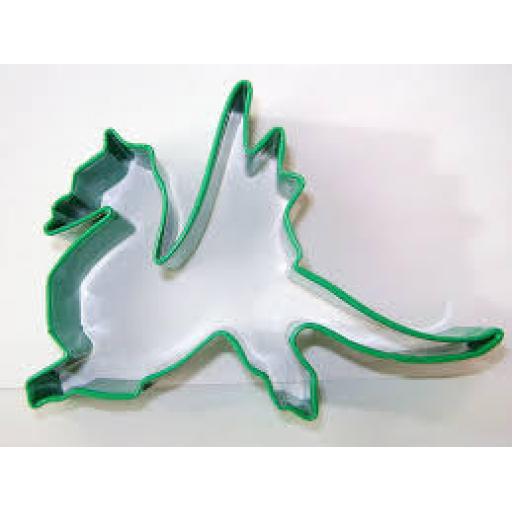 Dragon Metal Cookie Cutter Green