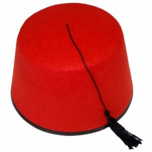 Fez Hat Red 19cm Adult