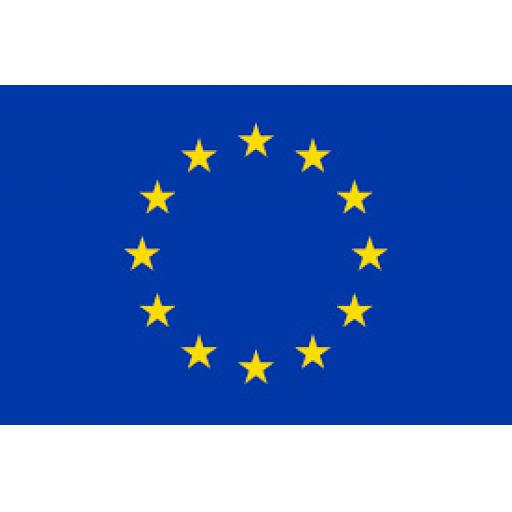 Flag of Euro Blue Stars 5ft x 3ft Polyester