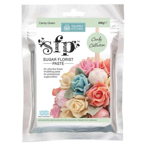 Squires Sugar Florist Paste (SFP) - Candy Green - 200g