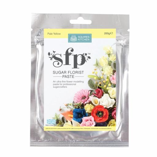 Squires Sugar Florist Paste (SFP) - Pale Yellow - 200g
