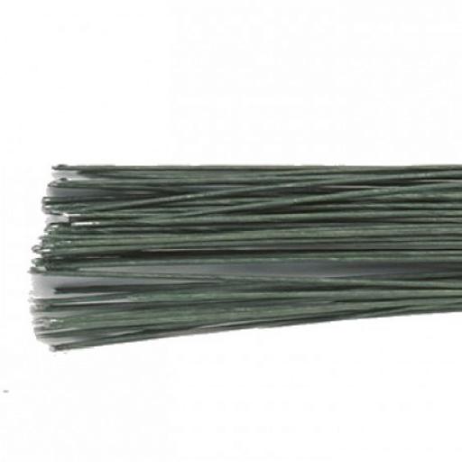 Dark Green Floral Wire - 28 Gauge