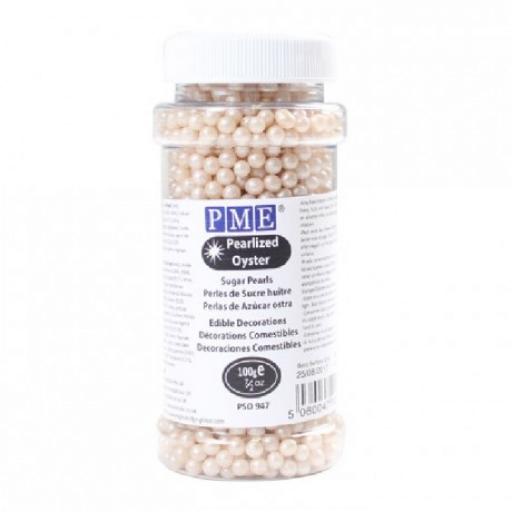 PME Edible Pearlized Oyster Pearls 100g