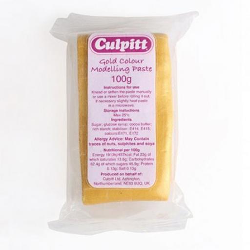 Culpitt Gold ColourCake Modelling Paste - 100g