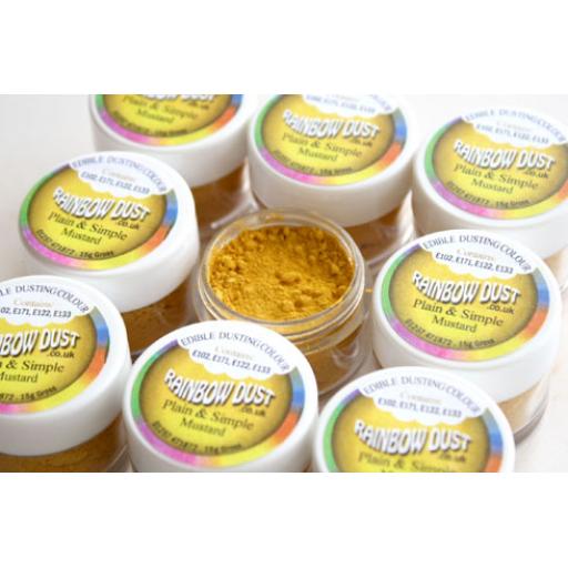 Plain & Simple - Mustard- Edible Dust-3g