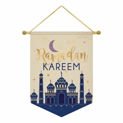 Eid Ramadan Kareem Canvas Banners 28cm x 38cm