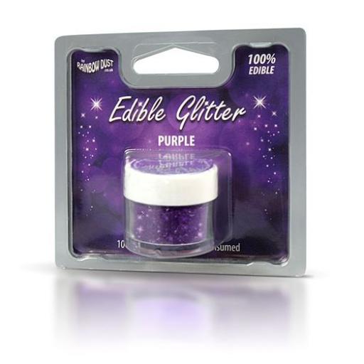 Rainbow Dust Edible Glitter -Purple