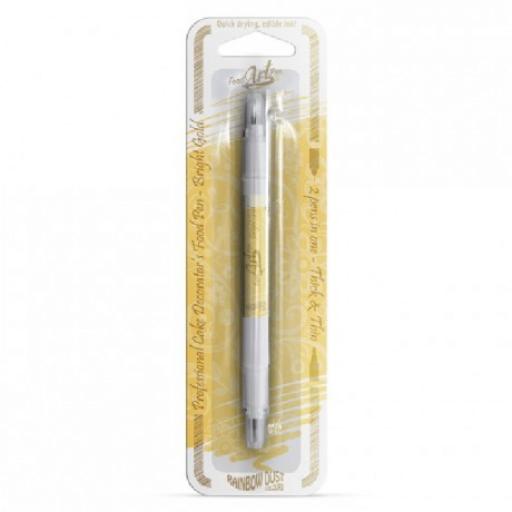 Rainbow Dust Food Art Pen - Bright Gold