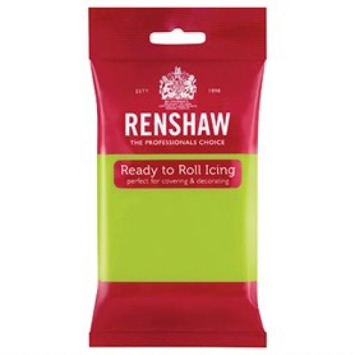Renshaw Lime Green Ready to Roll Sugar Paste-250g
