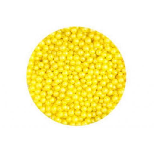 Scrumptious Glimmer Yellow Pearls – 80g