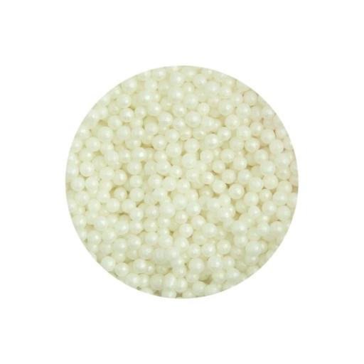 Scrumptious White Sugar Pearls