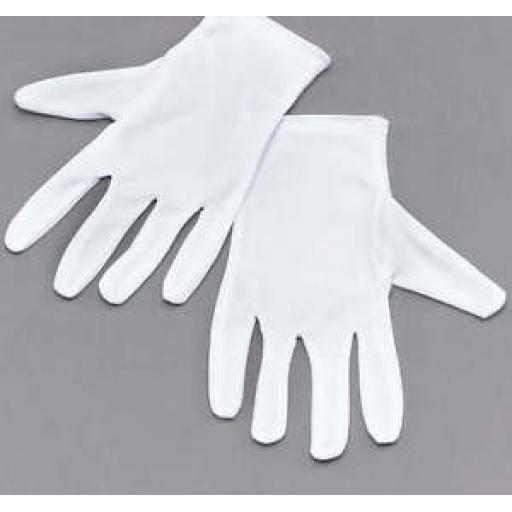 childrens long white gloves