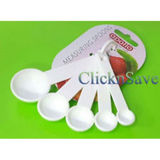 Apollo Set of 6 Plastic Measuring Spoons