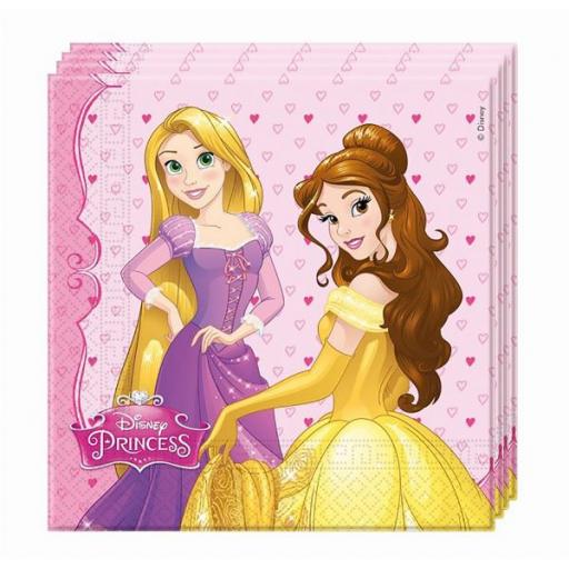 Disney Princesses Paper Napkins 20pcs 2ply