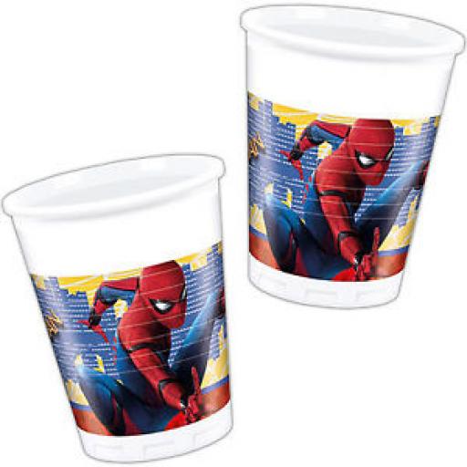 Spider-Man Homecoming Plastic Party Cups 200ml 8ct
