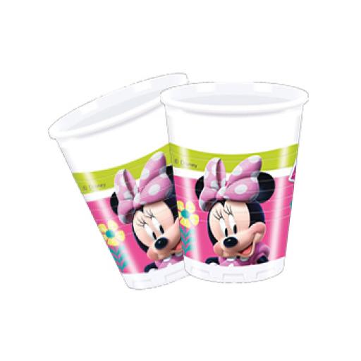 Minnie Mouse Plastic Party Cups 200ml 8per pack