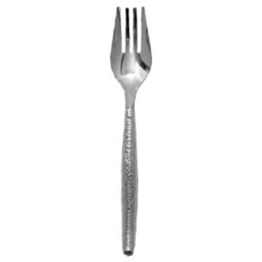 Metalic Silver Serving Plastic Fork