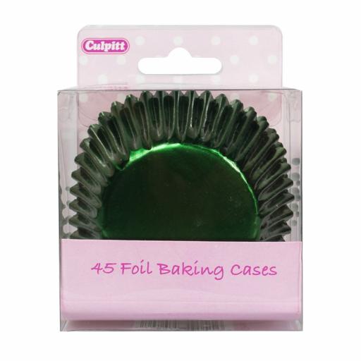 Green Foil Baking Cases