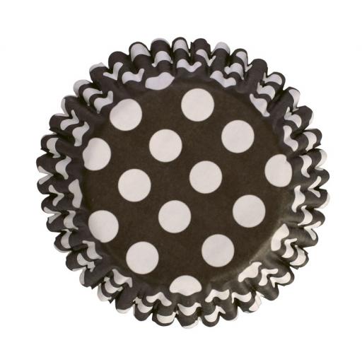 Black Spot Printed Baking Cases 45pcs