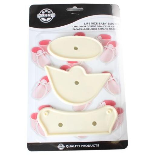 JEM Cutters Baby Bootie Cutter Set - Large