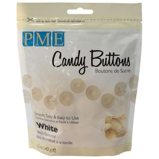 PME White Vanilla Candy Melt Buttons 340 g