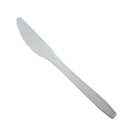 White Disposable Plastic Knives 100pcs