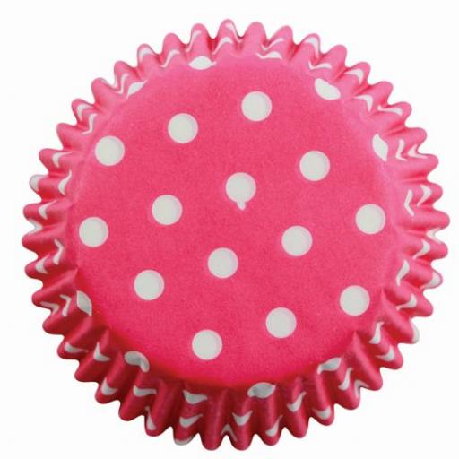 Red Polka Dots Cupcake Cases 60pcs