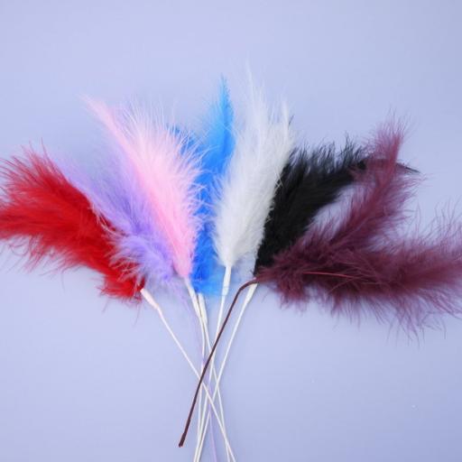 Feather Spray Assorted Colours 12pcs Per Packet One Colour per packet