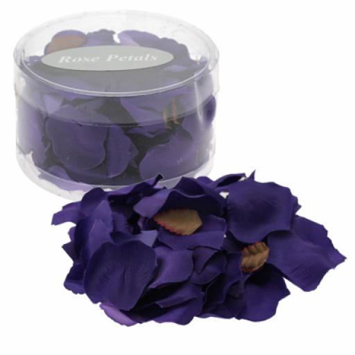 Purple Artificial Petal Confetti