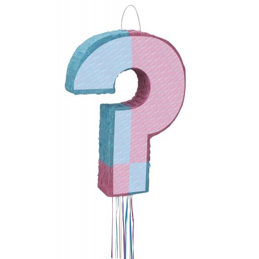 Gender Reveal Baby Shower Pinata, Pull String