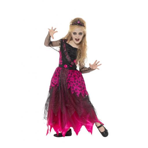 Deluxe Gothic Prom Queen Costume Size S