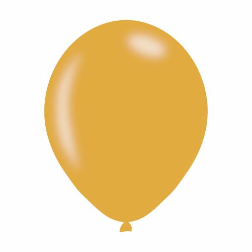 Pearlised Gold Latex Balloons 11"/27.5cm - 10PKG