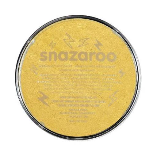 Metallic Face Paint Electric Gold 18 ml Snazaroo