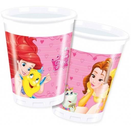 8 Disney Princess Plastic Party Cups