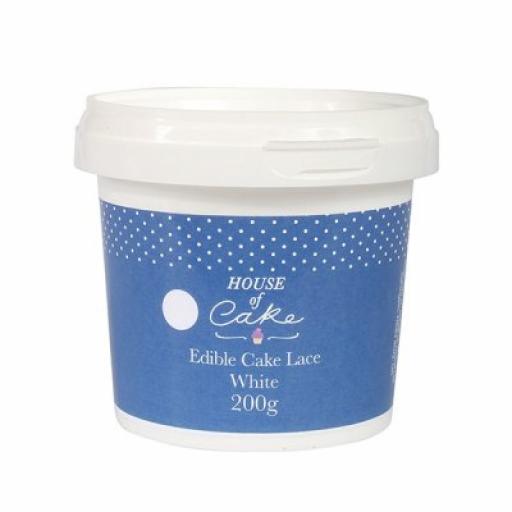 House of Cake Edible Lace Mix - White 500g