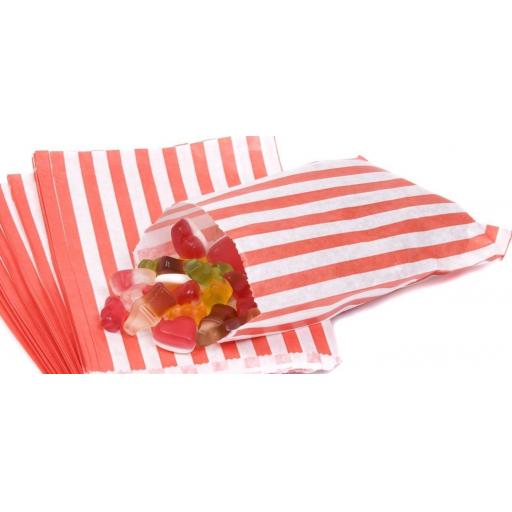 Red Strip Sweet Bags 30pk