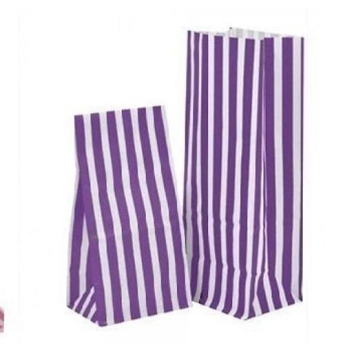 Purple Stripe Pick N Mix Bags 30pk