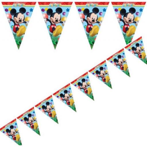 Disney Mickey Mouse Playful Party Flag Banner 2.3m