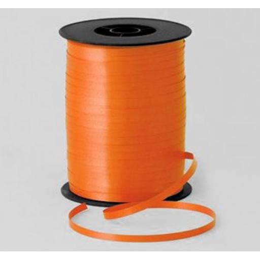 Curling Ribbon Orange Metallic