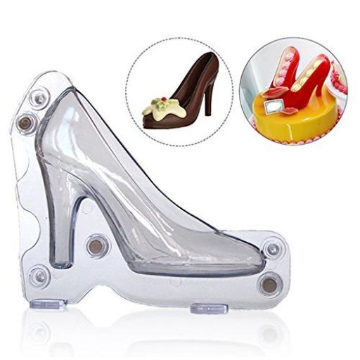 Shoe mold High Heel 3D Clear Plastic 5Piece