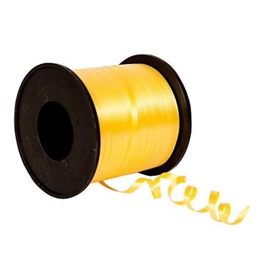 Curling Yellow Ribbon