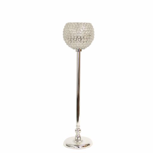 Crystal Effect Globe on Stand (33cm